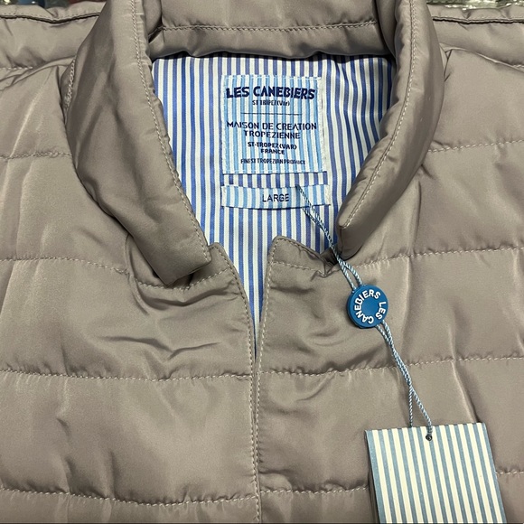 Les Canebiers Other - New Arrival! NWT 🇫🇷 Les Canebiers Grey Puffer Vest with Collar